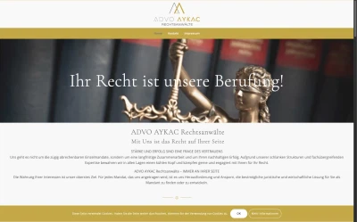Webdesign-Beispiel: A Kanzlei