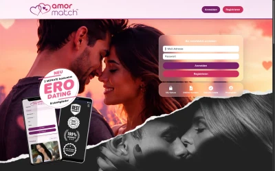 Webdesign-Beispiel: Amormatch