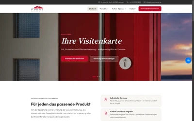 Webdesign-Beispiel: Krug Elemente