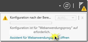 Assistent für die Webanwendung öffnen